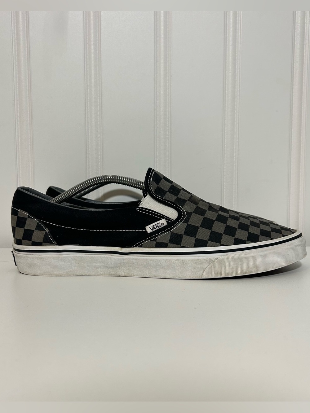 Vans slip on Black and Gray Checkerboard Slip-On